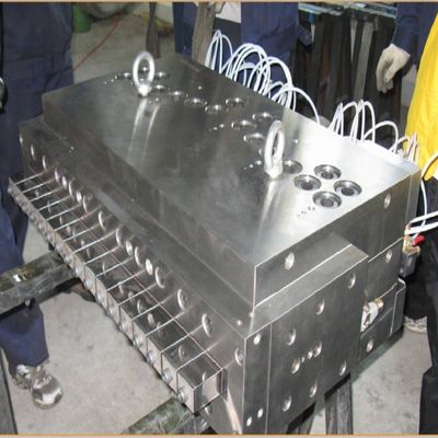 Polito ed elettroplatato 700 mm CPVC WPC Hollow Door Panel Extrusion Mould