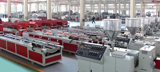 55kW di potenza Yuhao PVC porta pannello di estrussione macchina per la produzione di profili in PVC SIEMENS