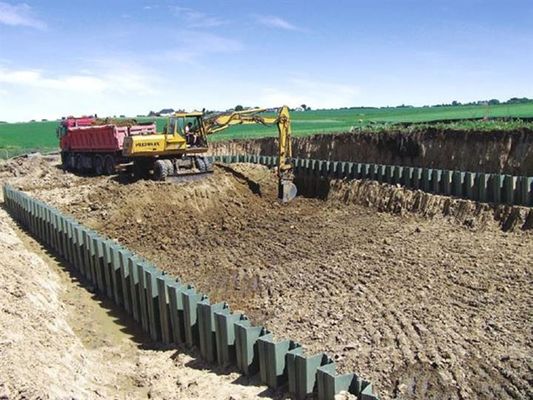 3Cr17 Materiale di stampo Piastre di fogli di PVC per paesaggi di controllo dell'erosione di lunga durata