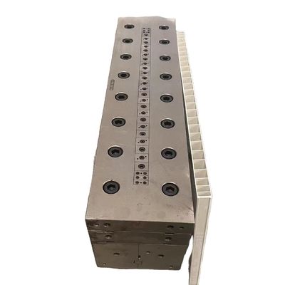 Matrice / calibratore / testa di stampaggio per estrussione di plastica in PVC argento con 1 cavità di stampo
