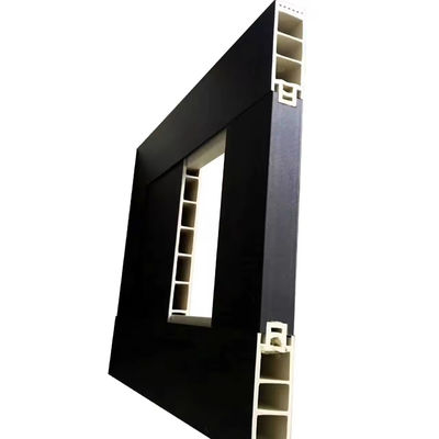 Linea di produzione di macchine per la produzione di pannelli per porte vuote in PVC argento 1000 mm WPC con PVC rigido