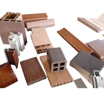 150-200 kg/h Capacità High Speed Conical Twin Screw Wood Plastic Extruder Machine Line