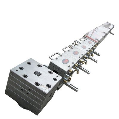 150-200 kg/h Capacità High Speed Conical Twin Screw Wood Plastic Extruder Machine Line