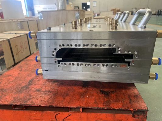 Trattamento superficiale di lucidatura elettroplatazione Stampo di estrusione WPC per telaio di porta OEM WPC