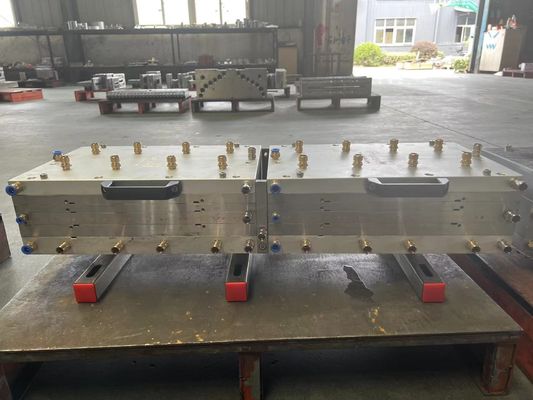 3CR17 Materiale di stampo Stampo di estrussione per profili in PVC per la modellazione di estrusori a doppia vite di precisione