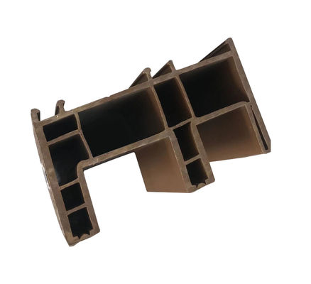 Stampo per profilo in PVC a 1 cavità per effetto grano di legno Disegno europeo in dimensioni personalizzate