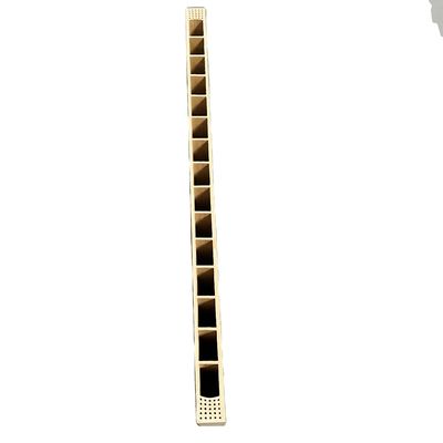 Formaggio per pannelli di porte in UPVC WPC in argento per soluzioni di cornici di porte interne e durature
