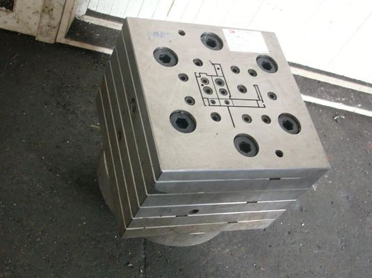 Estrusione di profili in PVC per finestre e porte in finitura argento con materiale da stampo 3CR17