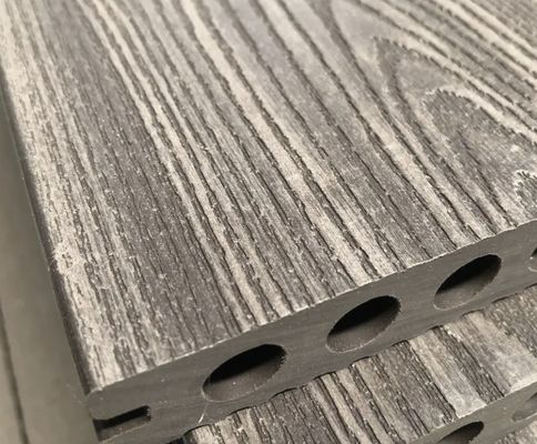 AutoCAD Progettato PE WPC Profile di Decking Louver Rivestimento di Parete Linea di produzione per il mercato