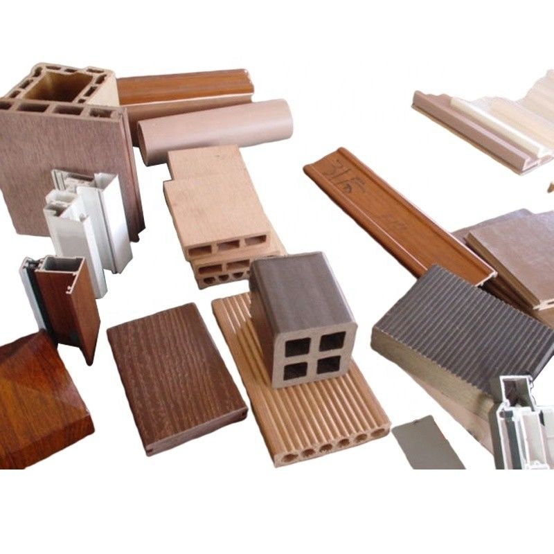 150-200 kg/h Capacità High Speed Conical Twin Screw Wood Plastic Extruder Machine Line